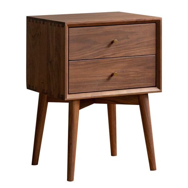 Vintage Black Walnut Side Table SafeHaven