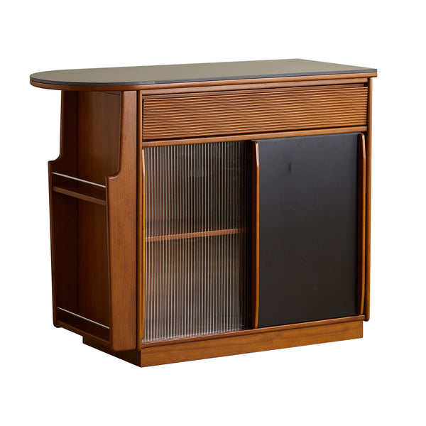 Vintage Boxwood Bar Cabinet Retro Hearth