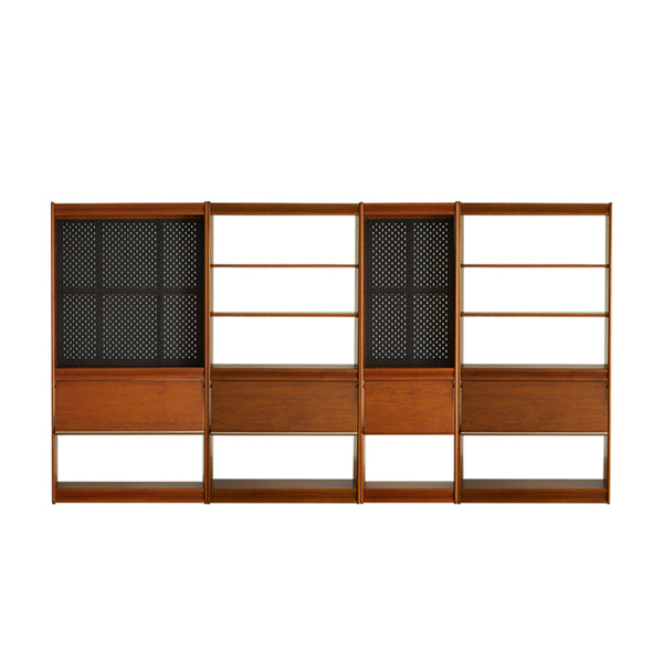 Vintage Boxwood Library System Wallspan