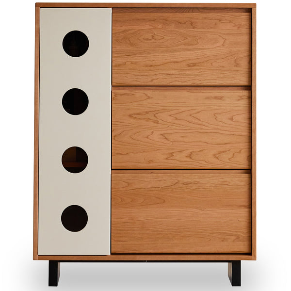 Scandinavian Cherry Wood Shoe Cabinet TIMELESS