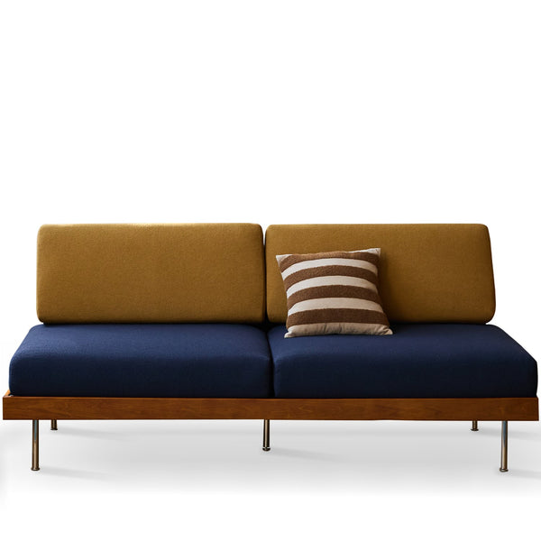 Vintage Boucle Fabric 3 Seater Sofa MIES
