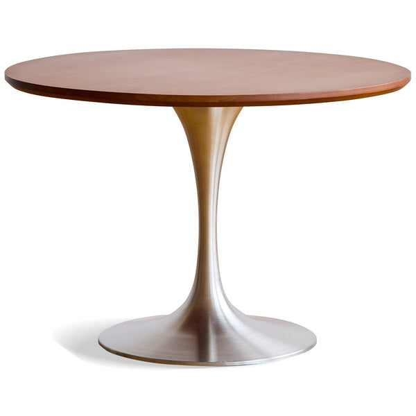 Vintage Boxwood Stainless Steel Round Dining Table TULIP