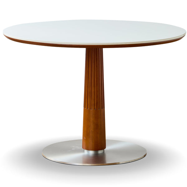 Vintage Sintered Stone Round Dining Table GREY